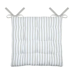 Cuscino per sedia quadrato in cotone (40 x 40 cm) Bardot Beige