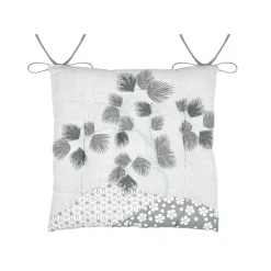Cuscino per sedia quadrato in cotone (38 x 38 cm) Yuki Verde giada