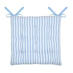 Cuscino per sedia quadrato in cotone (40 x 40 cm) Bardot Azzurro