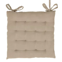 Cuscino per sedia quadrato garza di cotone (40 x 40 cm) Marrone corda