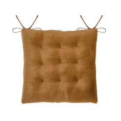 Cuscino per sedia quadrato in pelliccia sintetica (40 x 40 cm) Asgard Camel