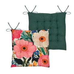 Cuscino per sedia quadrato in cotone (38 x 38 cm) Betty Multicolore