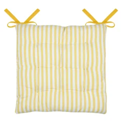 Cuscino per sedia quadrato in cotone (40 x 40 cm) Bardot Giallo