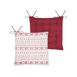 Cuscino per sedia quadrato in cotone (38 x 38 cm) Valgenis Ecru