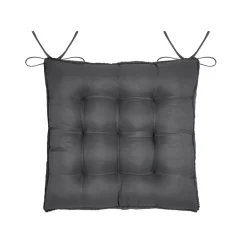 Cuscino per sedia quadrato in finta pelliccia (40 x 40 cm) Asgard Grigio carbonio