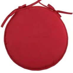 Cuscino per sedia rotondo Nelson Rosso