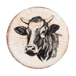 Cuscino per sedia rotondo (38 x 38 cm) Sallanches Marrone