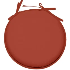 Cuscino per sedia rotondo Nelson Terracotta