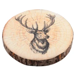 Cuscino per sedia rotondo (38 cm) Gruffy Marrone