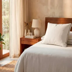 Cuscino quadrato (65 cm) Sensation Duvet Bianco