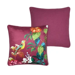 Cuscino quadrato (40 x 40 cm) Emmy Bordeaux