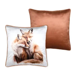 Cuscino quadrato (50 x 50 cm) Fauna Arancione
