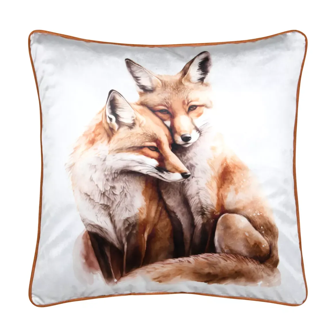 Cuscino quadrato (50 x 50 cm) Fauna Arancione