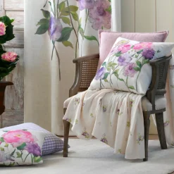 Cuscino quadrato (50 x 50 cm) Rozaria Rosa