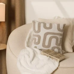 Cuscino quadrato (40 x 40 cm) Safina Beige