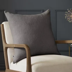 Cuscino quadrato cotone (60 x 60 cm) Sixtine Grigio ardesia