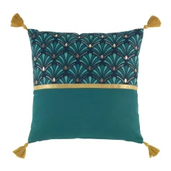 Cuscino quadrato cotone (40 x 40 cm) Artchic Blu