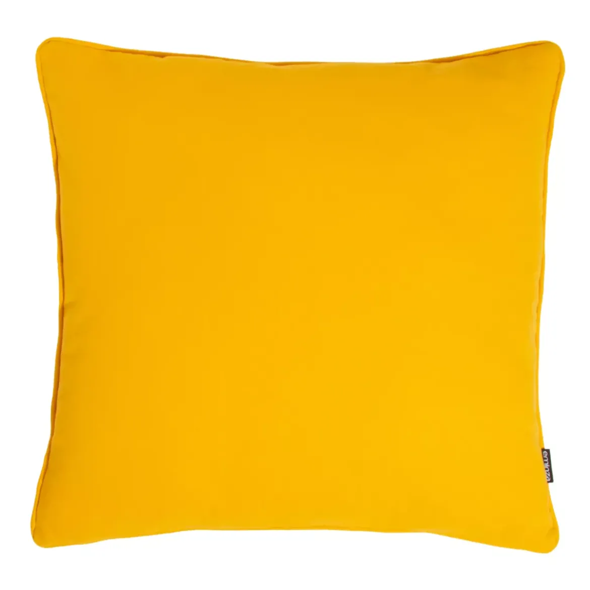 Cuscino quadrato di cotone (60 x 60 cm) Pixel Giallo senape