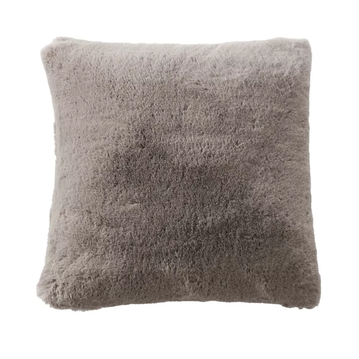 Cuscino quadrato ecopelliccia (45 x 45 cm) Finn Tortora