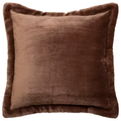Cuscino quadrato flanella (53 x 53 cm) Cuddly Blu Marrone