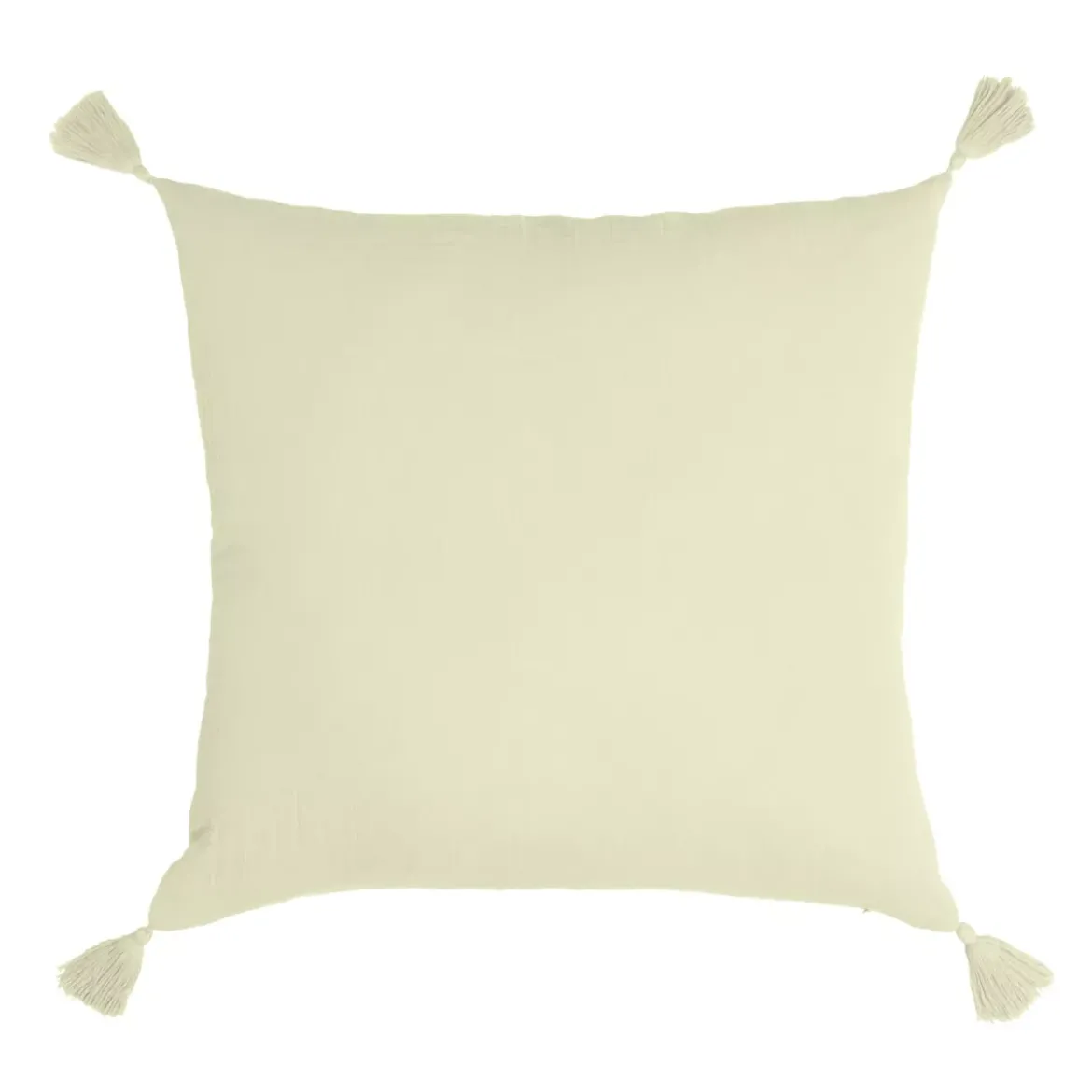 Cuscino quadrato garza di cotone (40 cm) Gaïa Verde tiglio