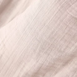 Cuscino quadrato garza di cotone (40 cm) Gaïa Rosa cipria