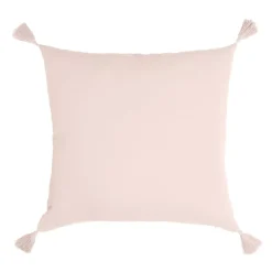 Cuscino quadrato garza di cotone (40 cm) Gaïa Rosa cipria