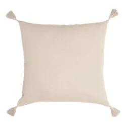 Cuscino quadrato garza di cotone (40 cm) Gaïa Beige pampa