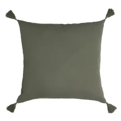Cuscino quadrato garza di cotone (40 cm) Gaïa Verde rosmarino