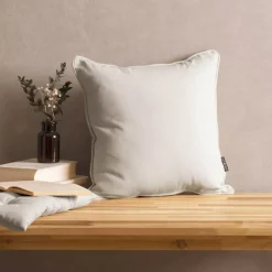 Cuscino quadrato in cotone (40 x 40 cm) Pixel Beige