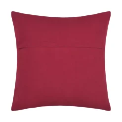 Cuscino quadrato in cotone (45 x 45 cm) Finna Rosso