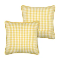 Cuscino Quadrato in Cotone (45 x 45 cm) Bardot Giallo