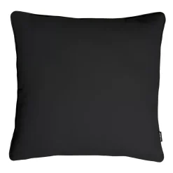 Cuscino quadrato in cotone (60 x 60 cm) Pixel Nero