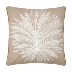 Cuscino quadrato in cotone (50 x 50 cm) Mekong Tortora