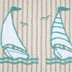 Cuscino quadrato in cotone (45 x 45 cm) Barbados Beige