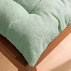 Cuscino quadrato in cotone per sedia (40 x 40 cm) Pixel Verde menta