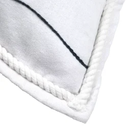 Cuscino quadrato in cotone (50 x 50 cm) Bordemer Bianco