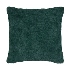 Cuscino quadrato in finta pelliccia (45 x 45 cm) Timmy Verde smeraldo