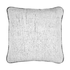 Cuscino quadrato in finta pelliccia (50 x 50 cm) Winston Grigio