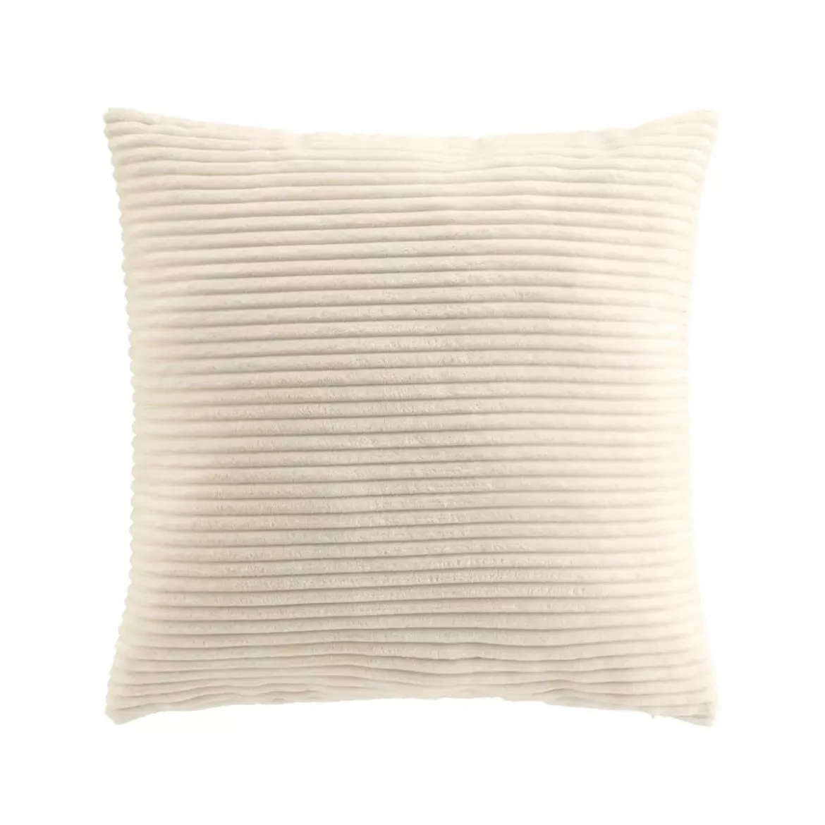 Cuscino quadrato in flanella in rilievo (45 x 45 cm) Nils Ecru