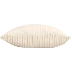 Cuscino quadrato in flanella in rilievo (45 x 45 cm) Nils Ecru