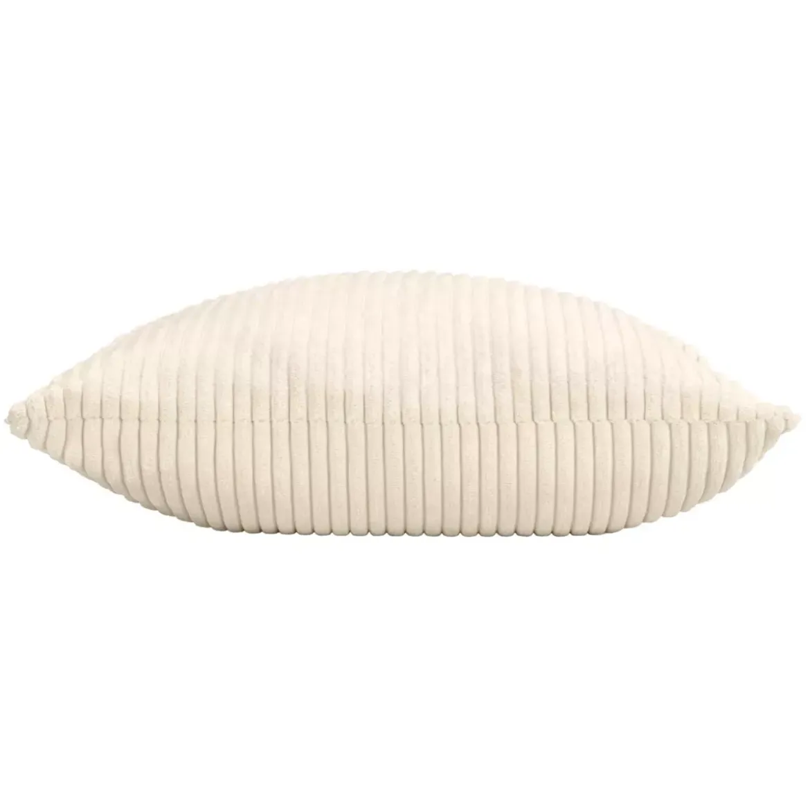 Cuscino quadrato in flanella in rilievo (45 x 45 cm) Nils Ecru