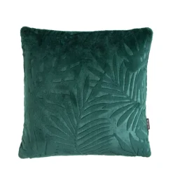 Cuscino quadrato in flanella (45 x 45 cm) Fiore Verde