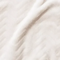 Cuscino quadrato in flanella (45 x 45 cm) Zag Beige