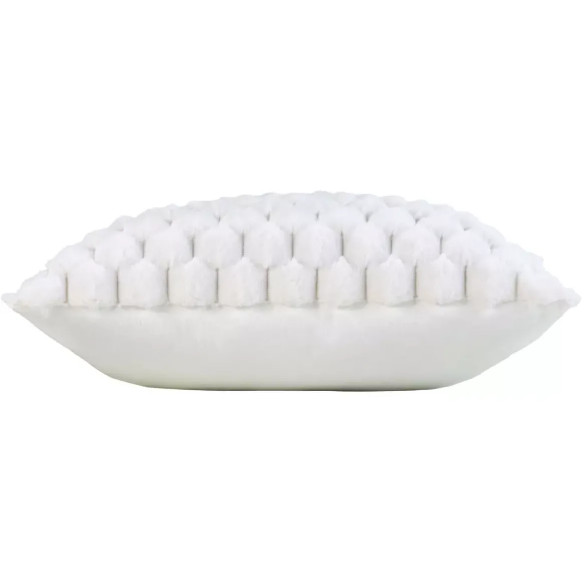 Cuscino quadrato in similpelliccia (45 x 45 cm) Frosty Ecru