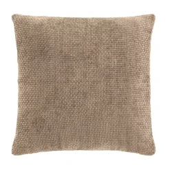 Cuscino quadrato in velluto (45 x 45 cm) Leo Beige