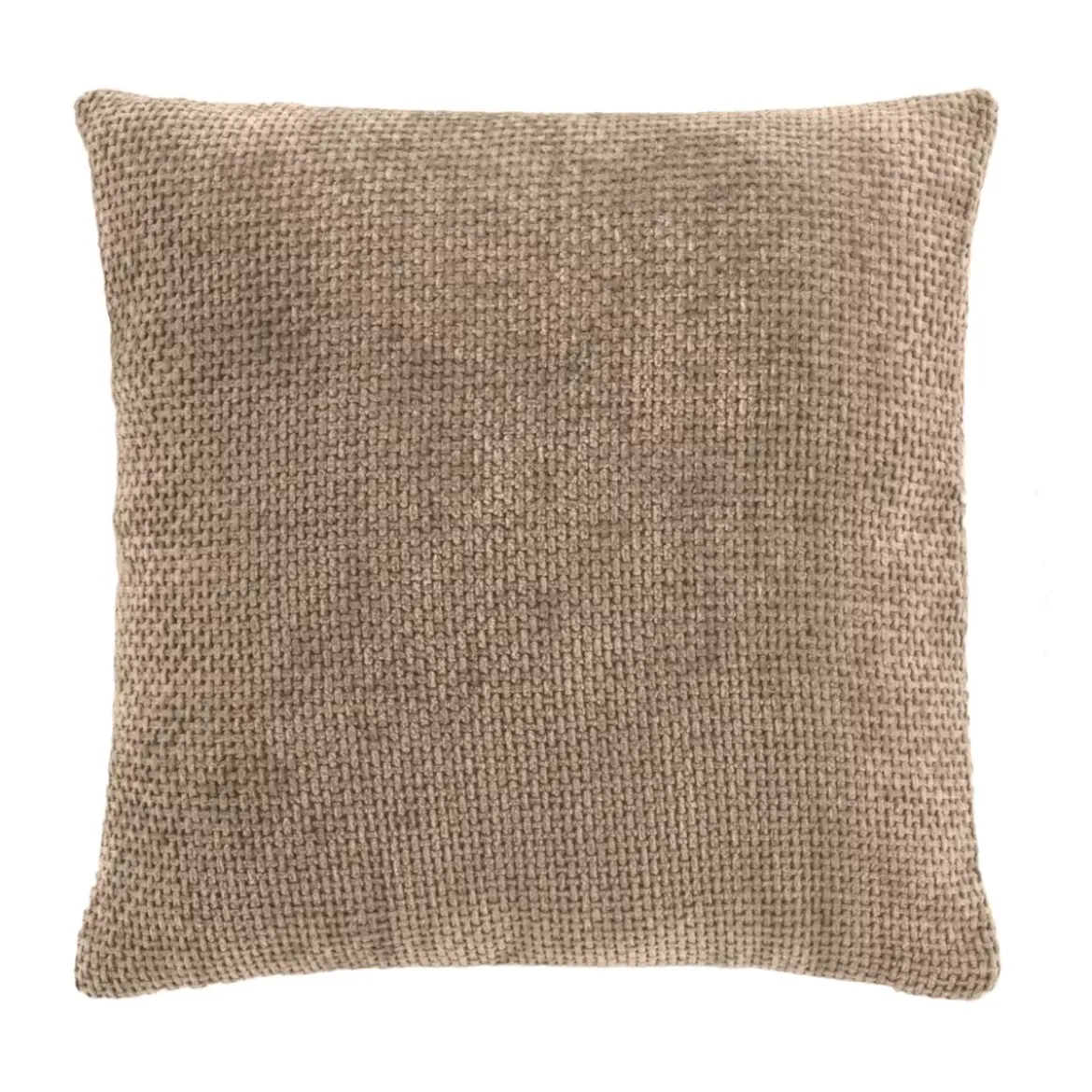 Cuscino quadrato in velluto (45 x 45 cm) Leo Beige