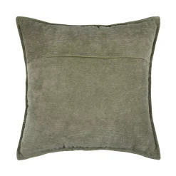 Cuscino quadrato in velluto (45 x 45 cm) Dandy Verde cachi