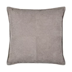 Cuscino quadrato in velluto (45 x 45 cm) Dandy Tortora