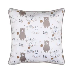 Cuscino quadrato per bambini (40 x 40 cm) Gabin Tortora